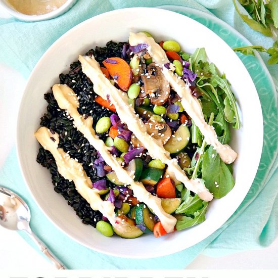 Forbidden Rice & Veggie Glow Bowl