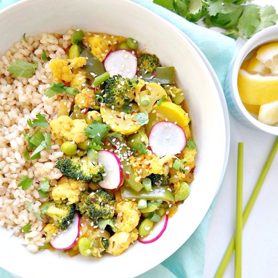 Easy Vegan Coconut Curry