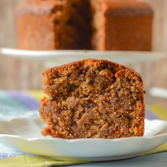 Walnut & Date Cake