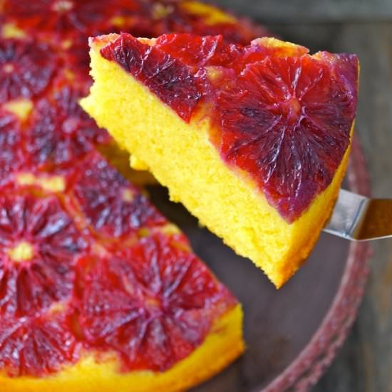 Blood Orange Turmeric Pound Cake