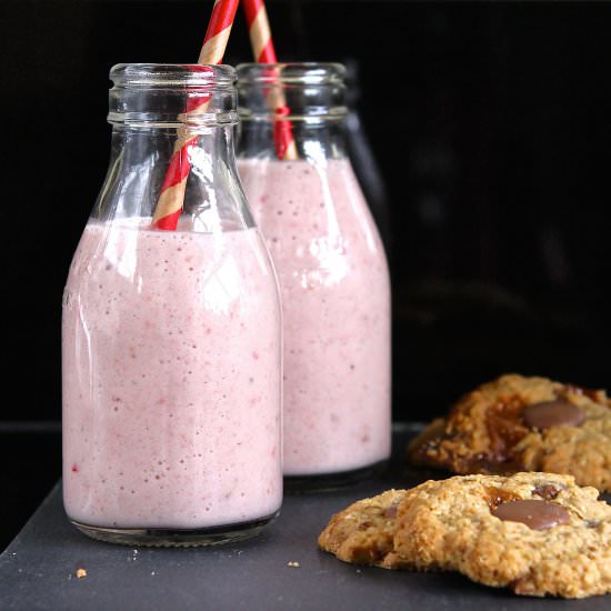 Banana, Melon & Strawberry Smoothie