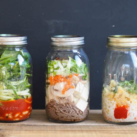 Three Recipes for Mason Jar Soup