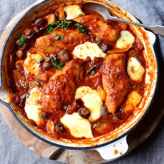 Skinny Chicken Cacciatore