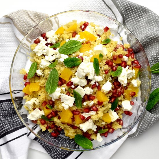 Colorful and Healthy Couscous Salad