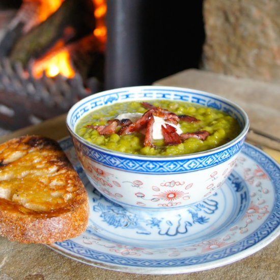 Pea & Bacon soup – cottage style