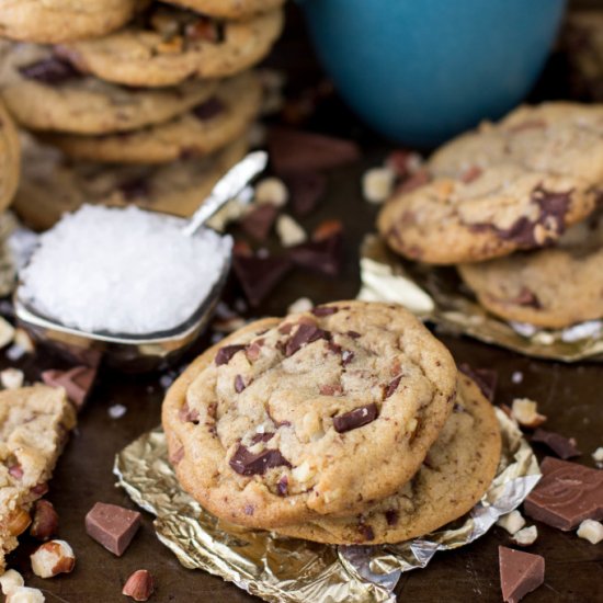 Hazelnut Chocolate Chunk Cookies