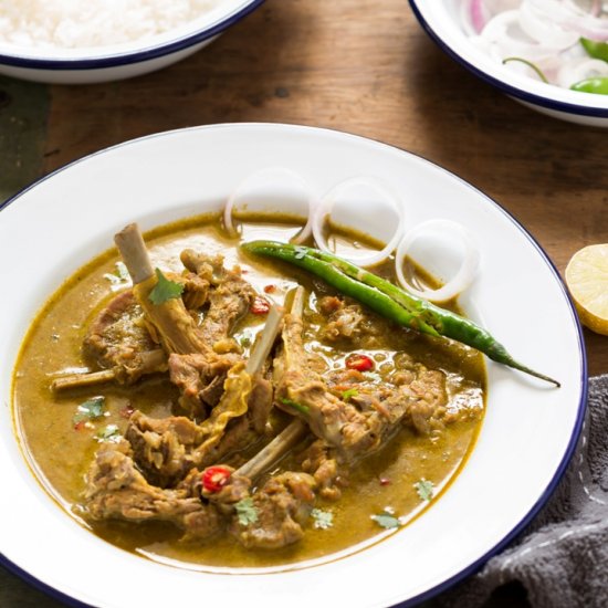 Mom’s Mutton Chops Curry