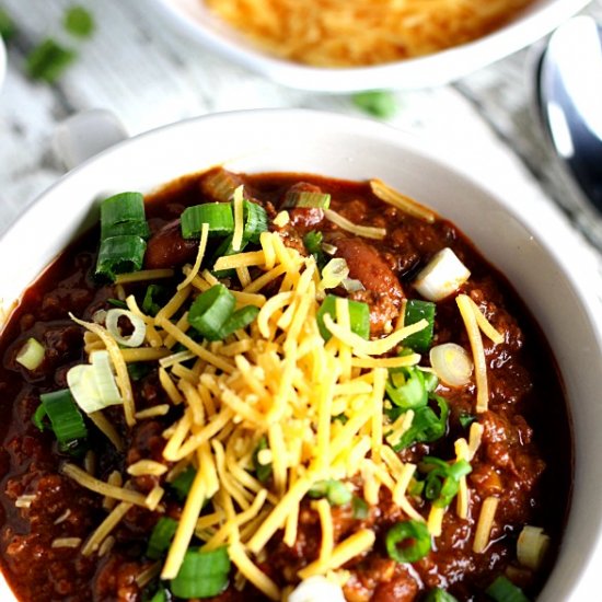 Homestyle Game-Day Chili