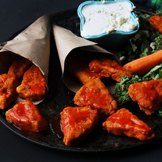 Vegetarian Buffalo Chicken Tenders