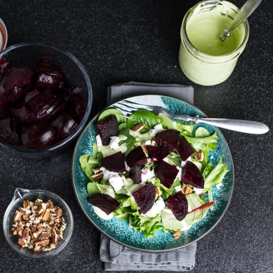 Beet Salad with Goat Cheese