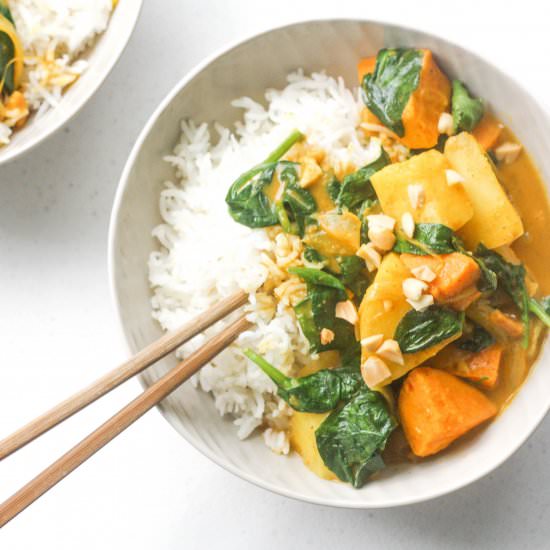 Thai Yam & Sweet Potato Curry