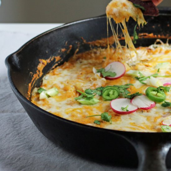 Butternut Chipotle Queso Fundido