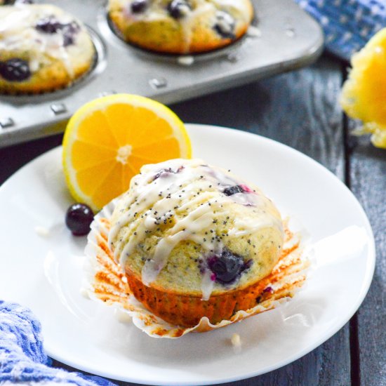 Blueberry Poppy Seed Muffins