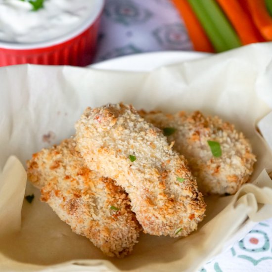 Baked Parmesan Ranch Chicken Strips