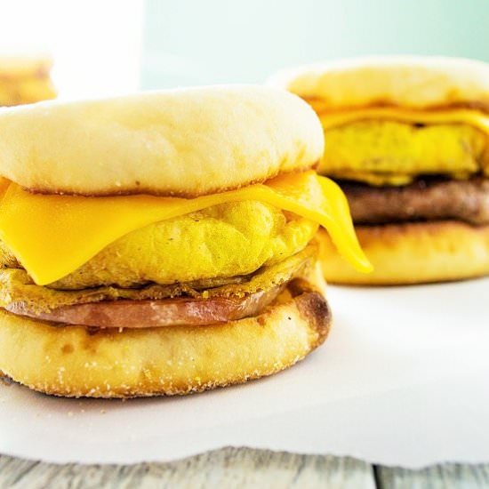 Freezer Breakfast Sandwich