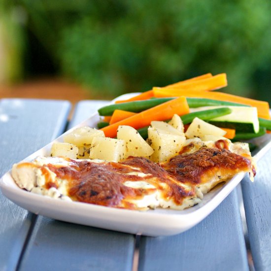 Healthy Cheesy Baked Fish