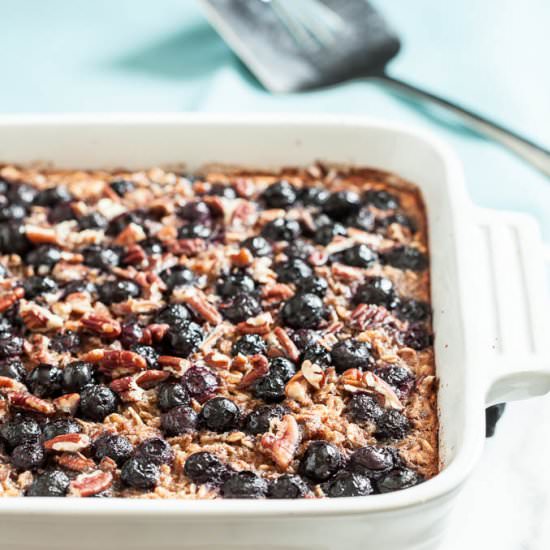 Baked Blueberry Oatmeal