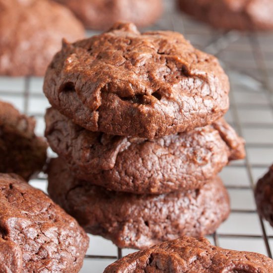 chewy chocolate ginger cookies