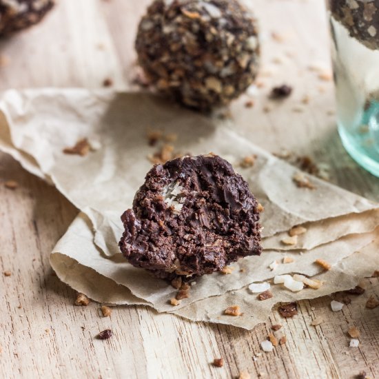 Toasted Coconut Truffles