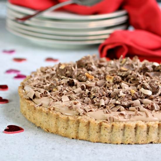 Hazelnut Chocolate Cream Tart