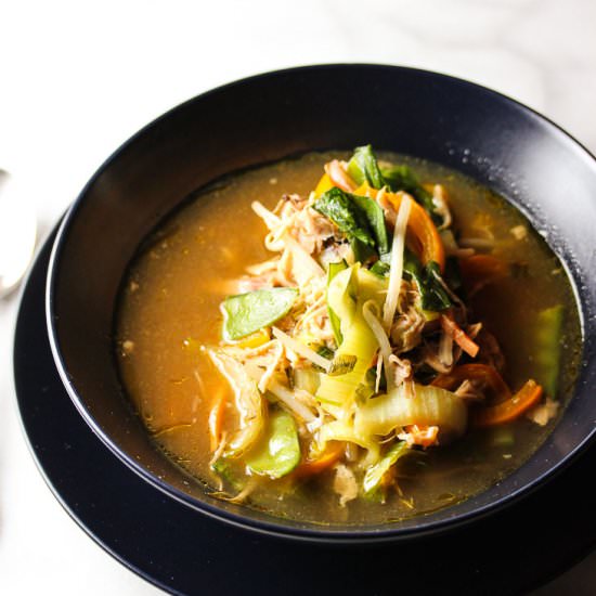 Asian Chicken Vegetable Soup