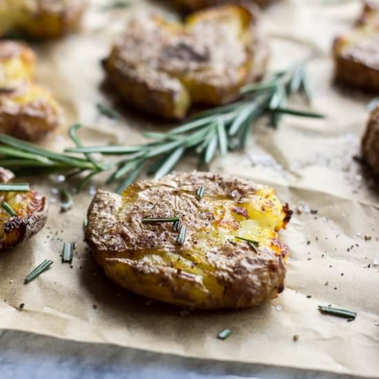 Roasted Smashed Potatoes