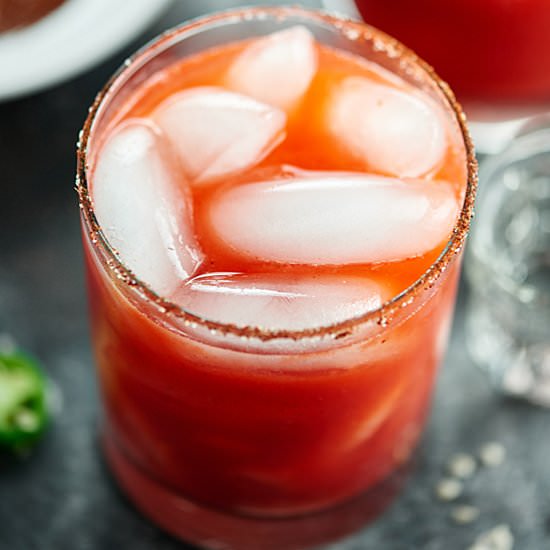 Strawberry Jalapeno Margarita