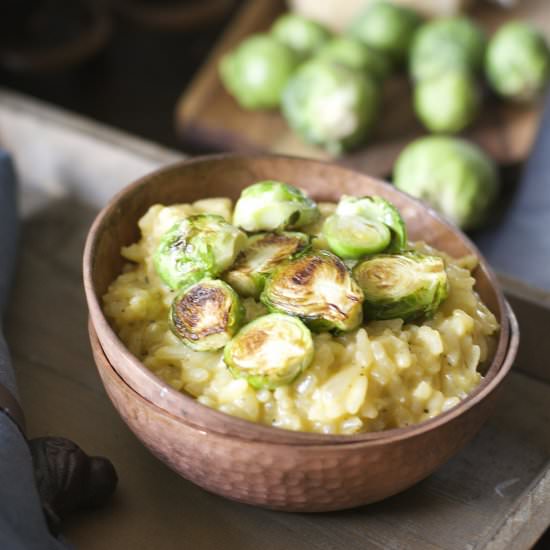 Brussels Sprout Risotto