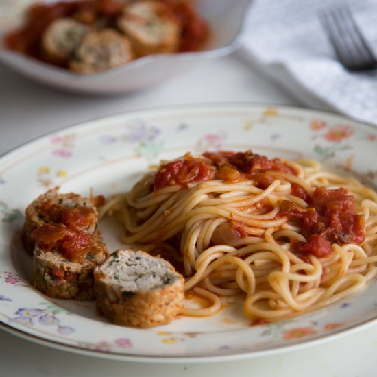 Slow Cooked Veal in Tomato Sauce