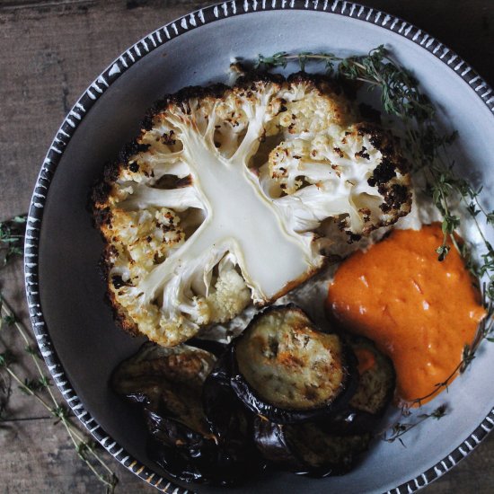 Roasted Cauliflower with Sumac