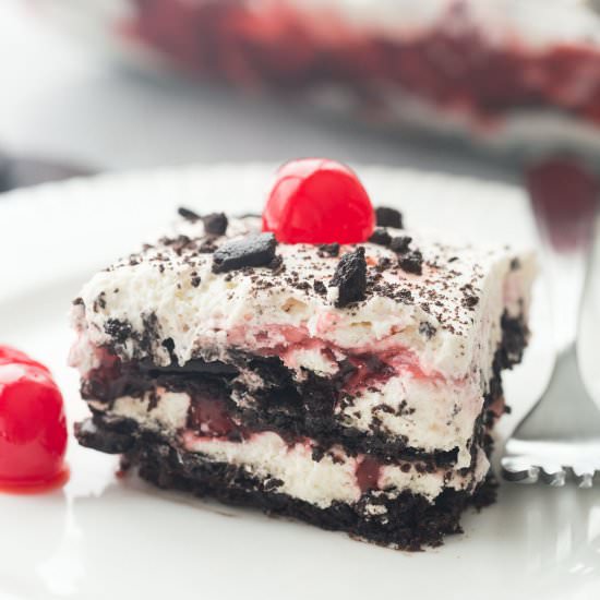 No Bake Black Forest Icebox Cake