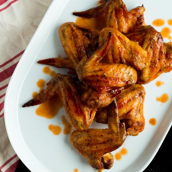 Sriracha Brown Sugar Baked Wings