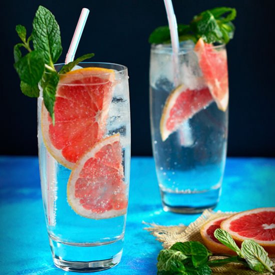 Skinny Grapefruit Mojito