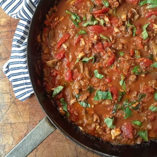 Meaty Mushroom Marinara