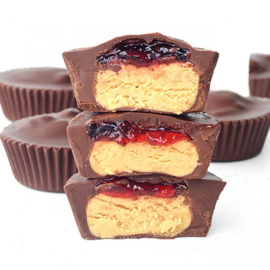 Peanut Butter and Jelly Cups