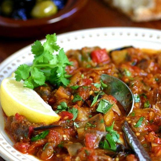 Moroccan Eggplant Salad (Zaalouk)