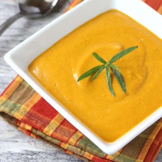 Curried Roasted Sweet Potato Soup