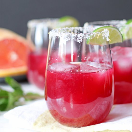 Grapefruit Hibiscus Margarita