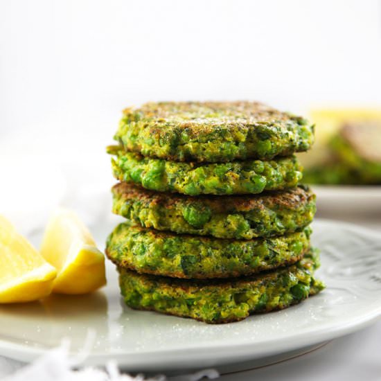 Pea and Broccoli Fritters