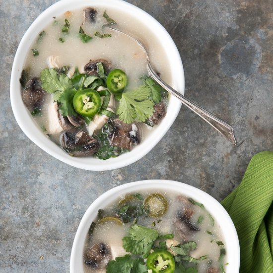 Slow Cooker Thai Chicken Soup