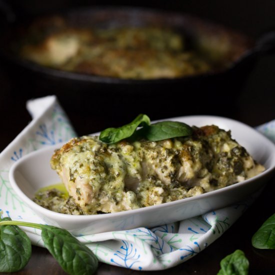 Low Carb Chicken Florentine