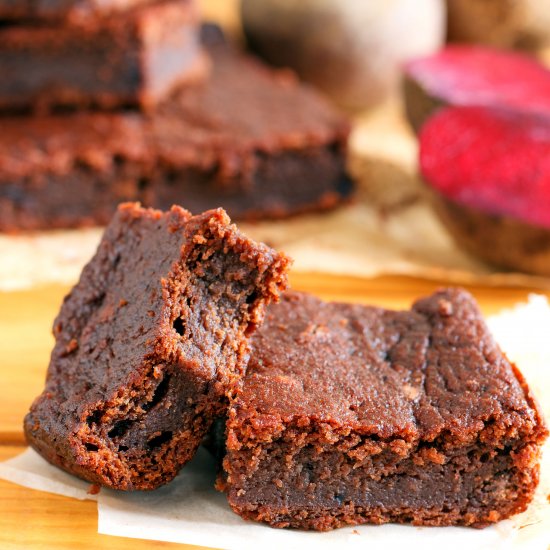 Dark Chocolate Beetroot Brownies