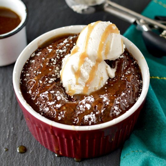 Paleo Chocolate Lava Cake