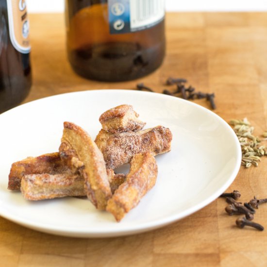 Fennel and Clove Pork Scratchings