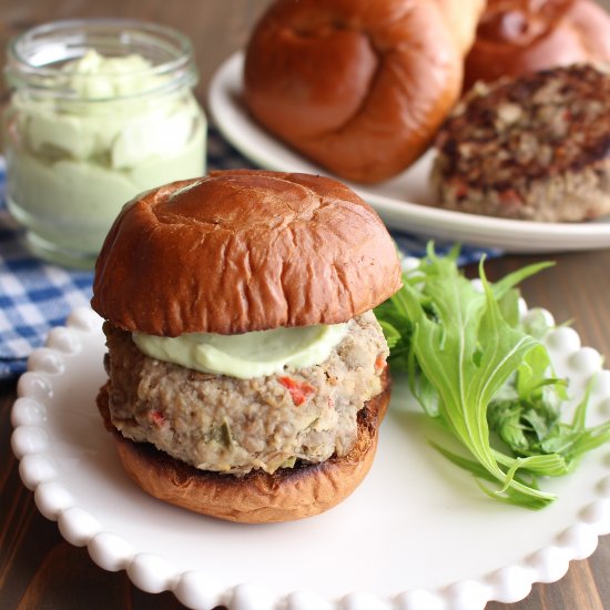 Lentil Turkey Burgers