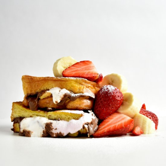 Nutella and Marshmallow Toast