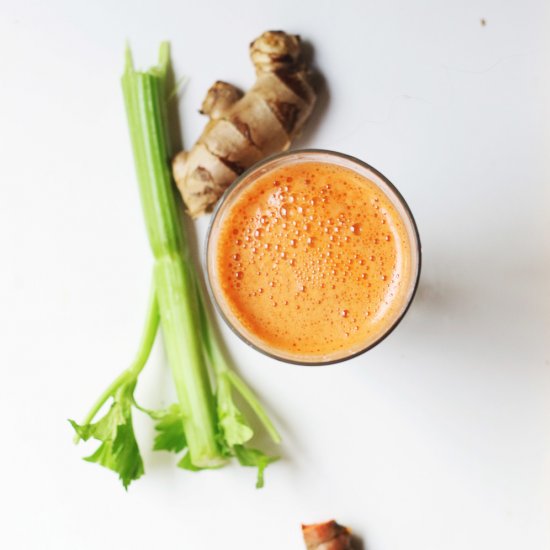 Carrot Ginger Pineapple Juice