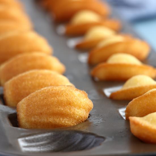 Lemon & Brown Butter Madeleines