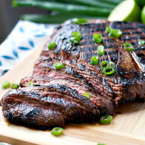 Mom’s Easy Marinated Flank Steak