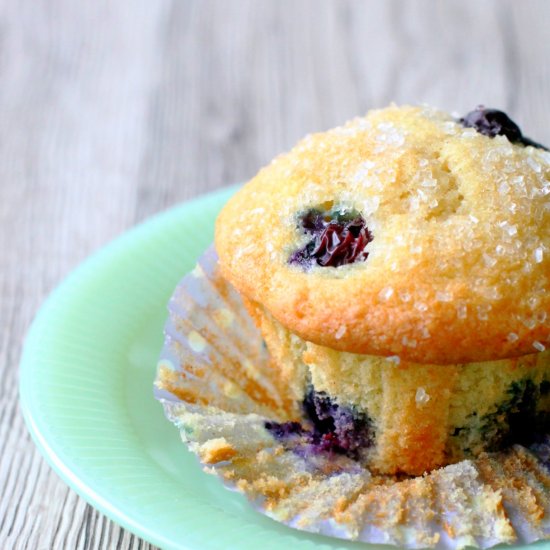 The Best Blueberry Muffins